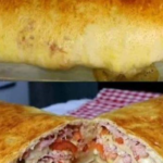 Pão Recheado que Conquista Corações com Sua Maciez e Sabor