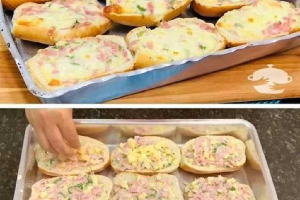 Pão Francês Recheado com Queijo e Presunto que Vai Surpreender – Uma Delícia Inesquecível!