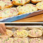 Pão Francês Recheado com Queijo e Presunto que Vai Surpreender – Uma Delícia Inesquecível!