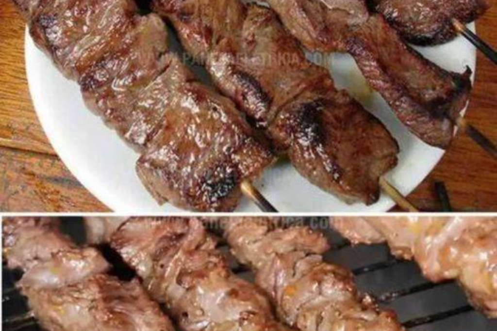 Espeto de Fraldinha Suculenta com Marinada Especial que Encanta
