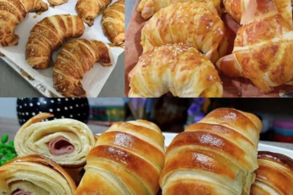 Croissants Irresistíveis com Massa Leve e Recheios Deliciosos – Receita Para Conquistar!