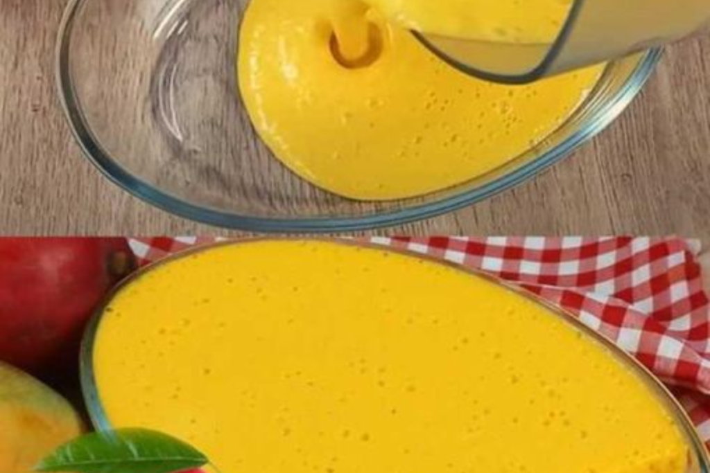 Mousse de Manga Irresistível com Apenas 5 Ingredientes Simples