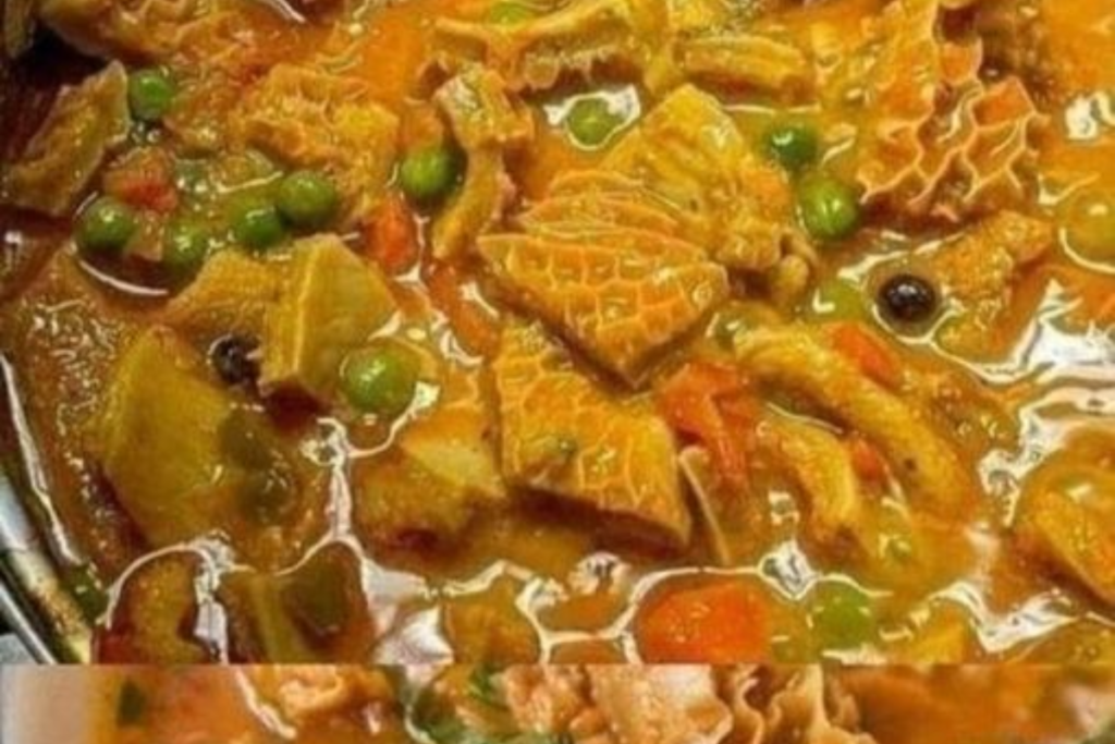 A magia da dobradinha: bucho macio com feijão e bacon – Uma receita irresistível