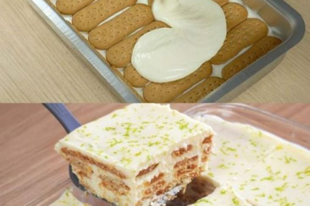 Cremoso Pavê de Limão que Derrete na Boca – A Sobremesa dos Seus Sonhos!