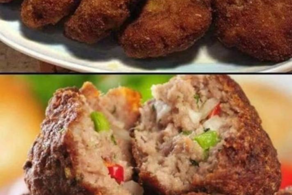 Bolinhos de Carne Crocantes: Uma Surpresa Irresistível para o Seu Lanche!