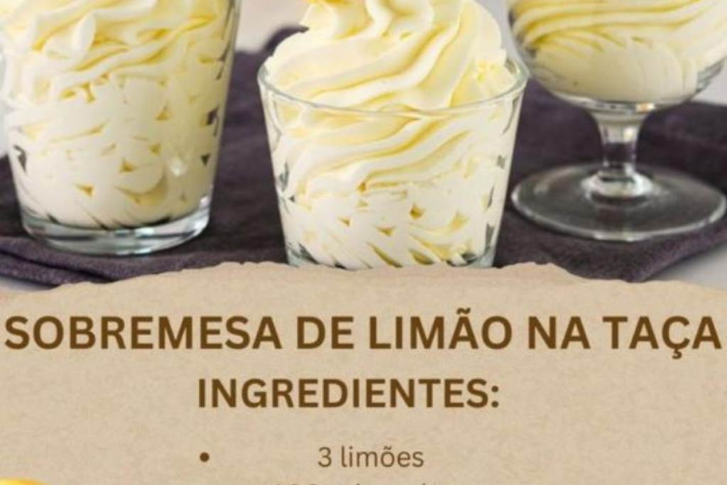 Sobremesa de Limão Cremosa que Vai Conquistar Seu Coração