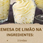 Sobremesa de Limão Cremosa que Vai Conquistar Seu Coração