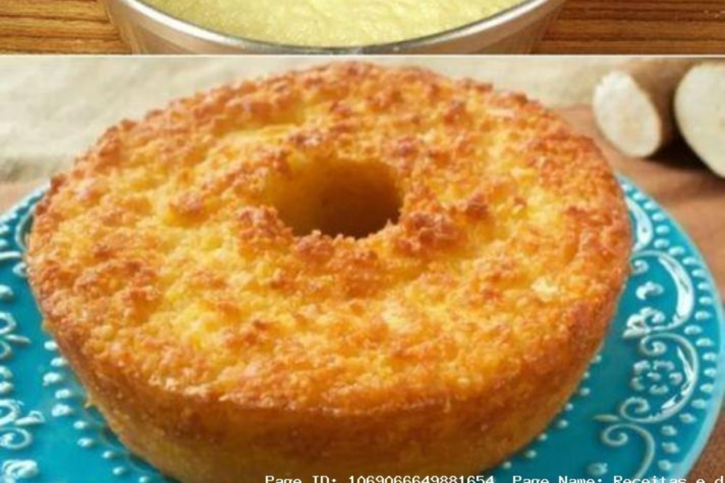 Bolo de Aipim no Liquidificador que Vai te Surpreender