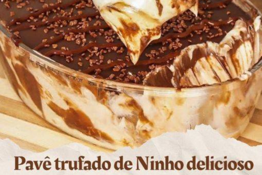 Pavê Trufado de Chocolate Branco que Vai te Surpreender