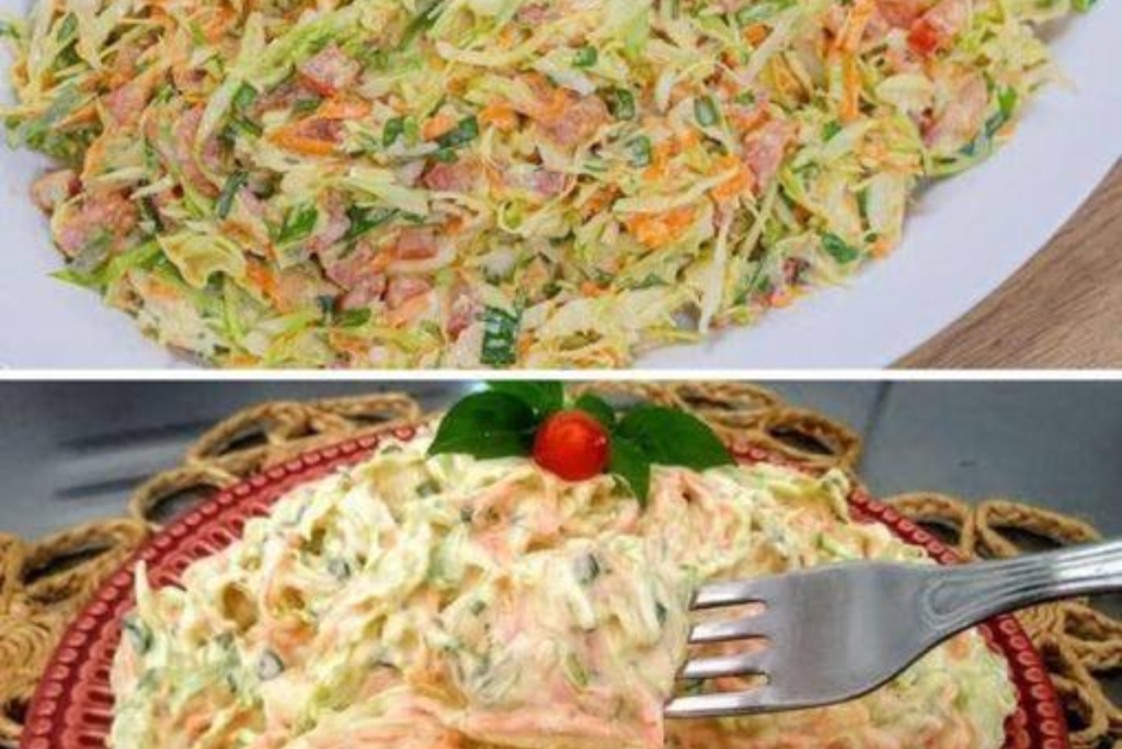 Salada Cremosa de Repolho: Uma Delícia Irresistível para Surpreender Seu Jantar