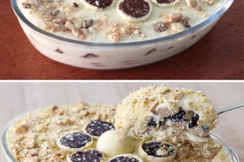 Mousse de Bombom Ouro Branco com Camadas Irresistíveis e Chocolate Branco