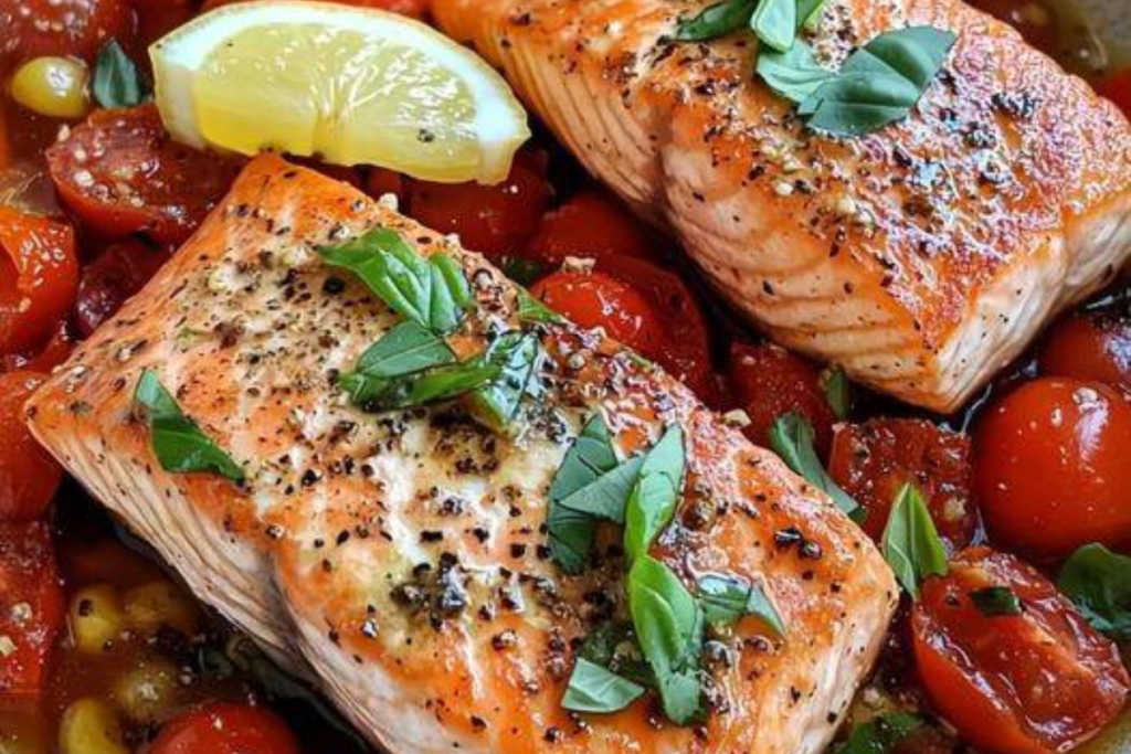 Salmão com Molho de Tomate e Limão: Uma Receita Irresistível e Suculenta