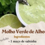 O Molho Verde de Alho que Vai Transformar Suas Receitas