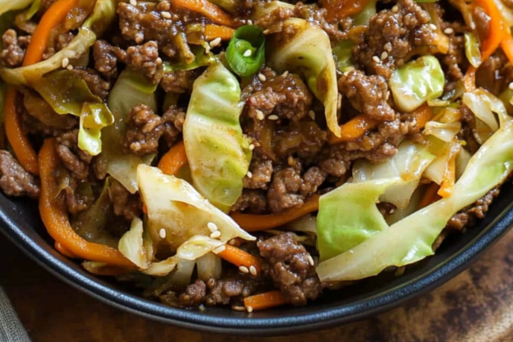 Carne e Repolho Salteados Incrível: Simples, Rápido e Delicioso